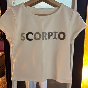 Oddli Clothing custom "SCORPIO" Tee, Unworn.